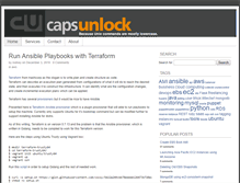 Tablet Screenshot of capsunlock.net